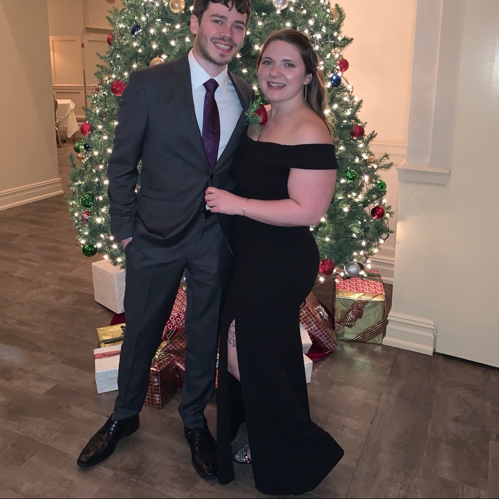 Lulus Black off the shoulder dress